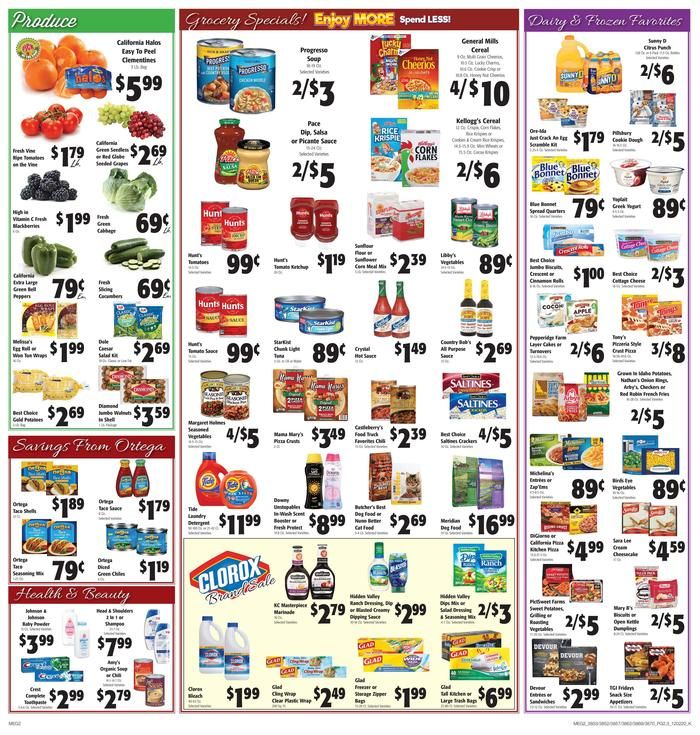 E.W. James & Sons Weekly Ad Flyer December 2 to December 8, 2020