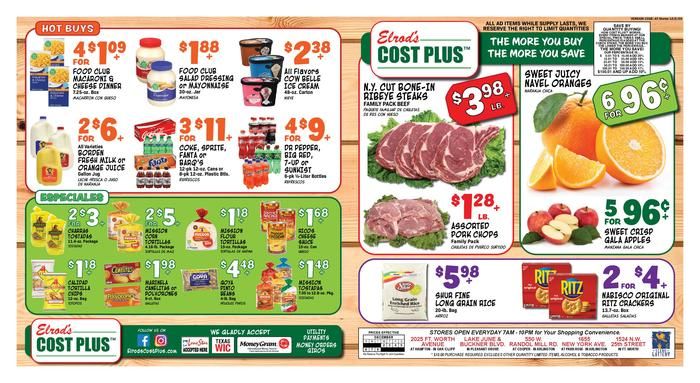 Elrod's Weekly Ad Flyer December 2 to December 8, 2020