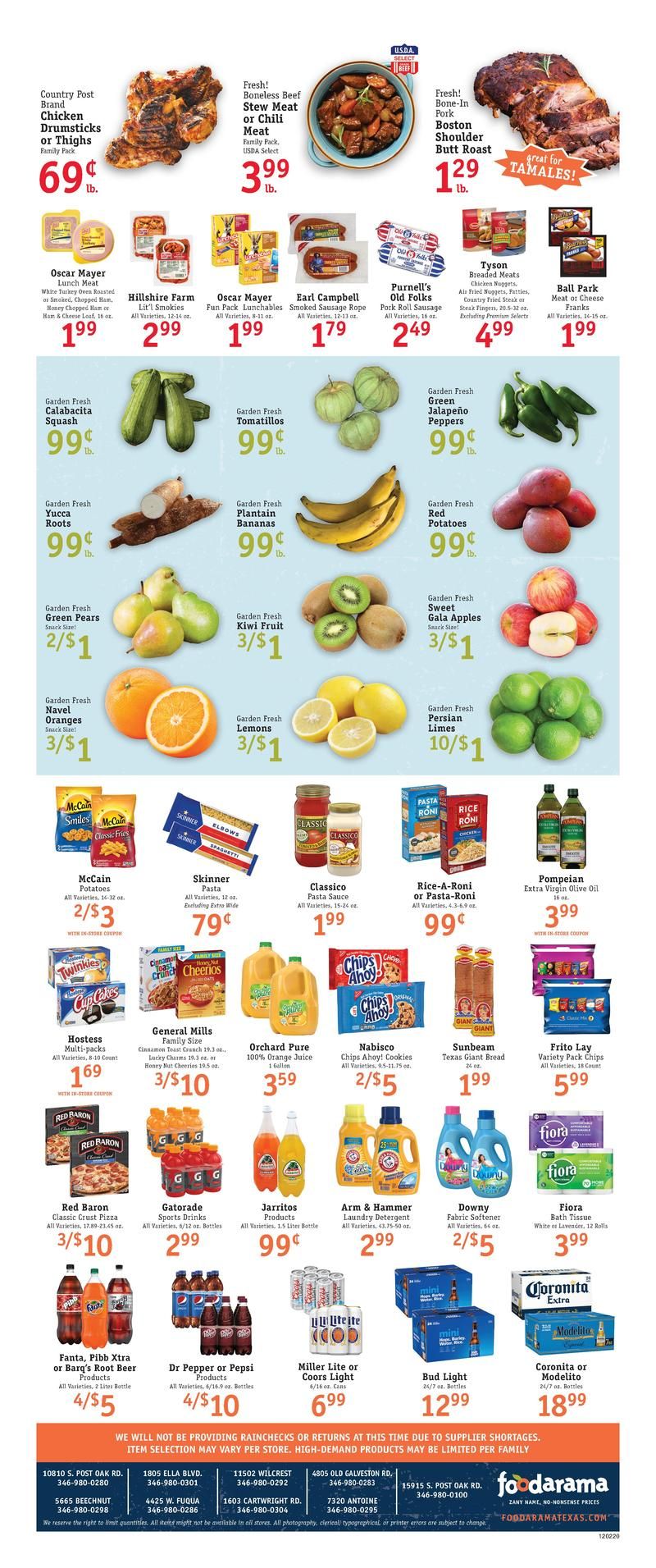 Foodarama Weekly Ad Flyer December 2 to December 8, 2020