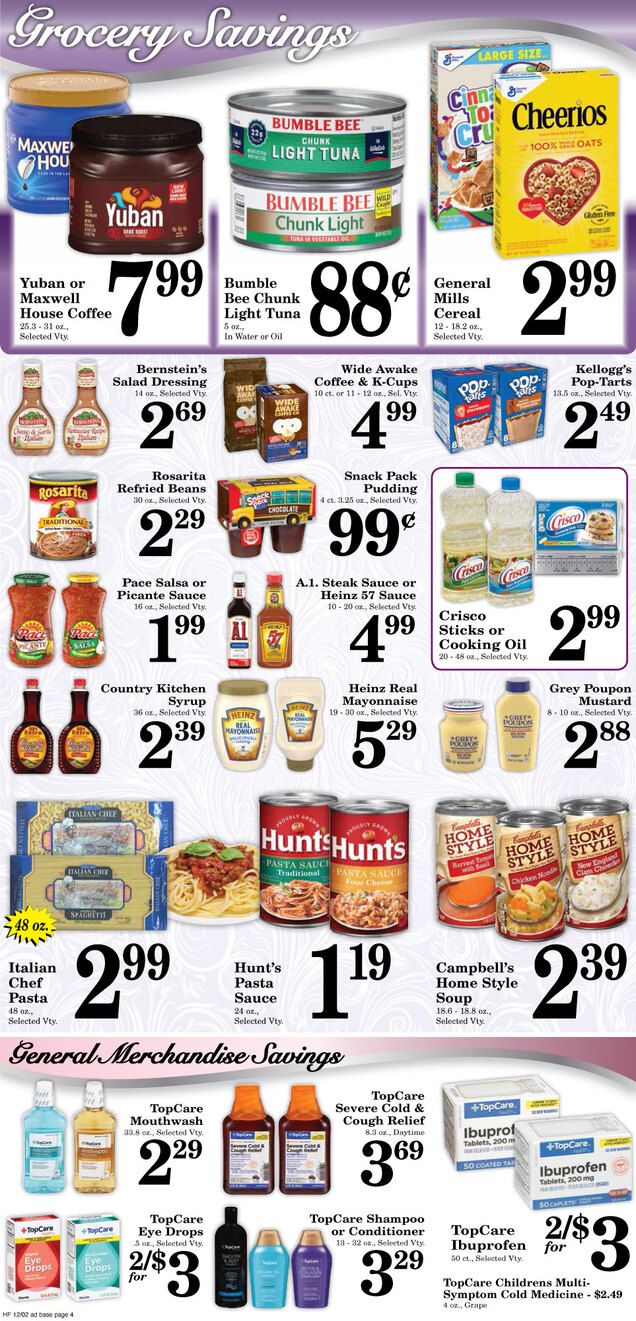 Harvest Foods Weekly Ad Flyer December 2 to December 8, 2020