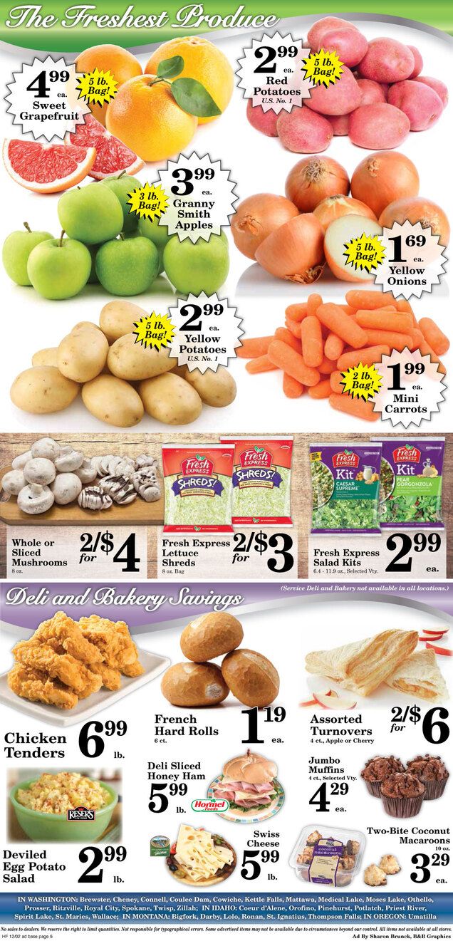 Harvest Foods Weekly Ad Flyer December 2 to December 8, 2020