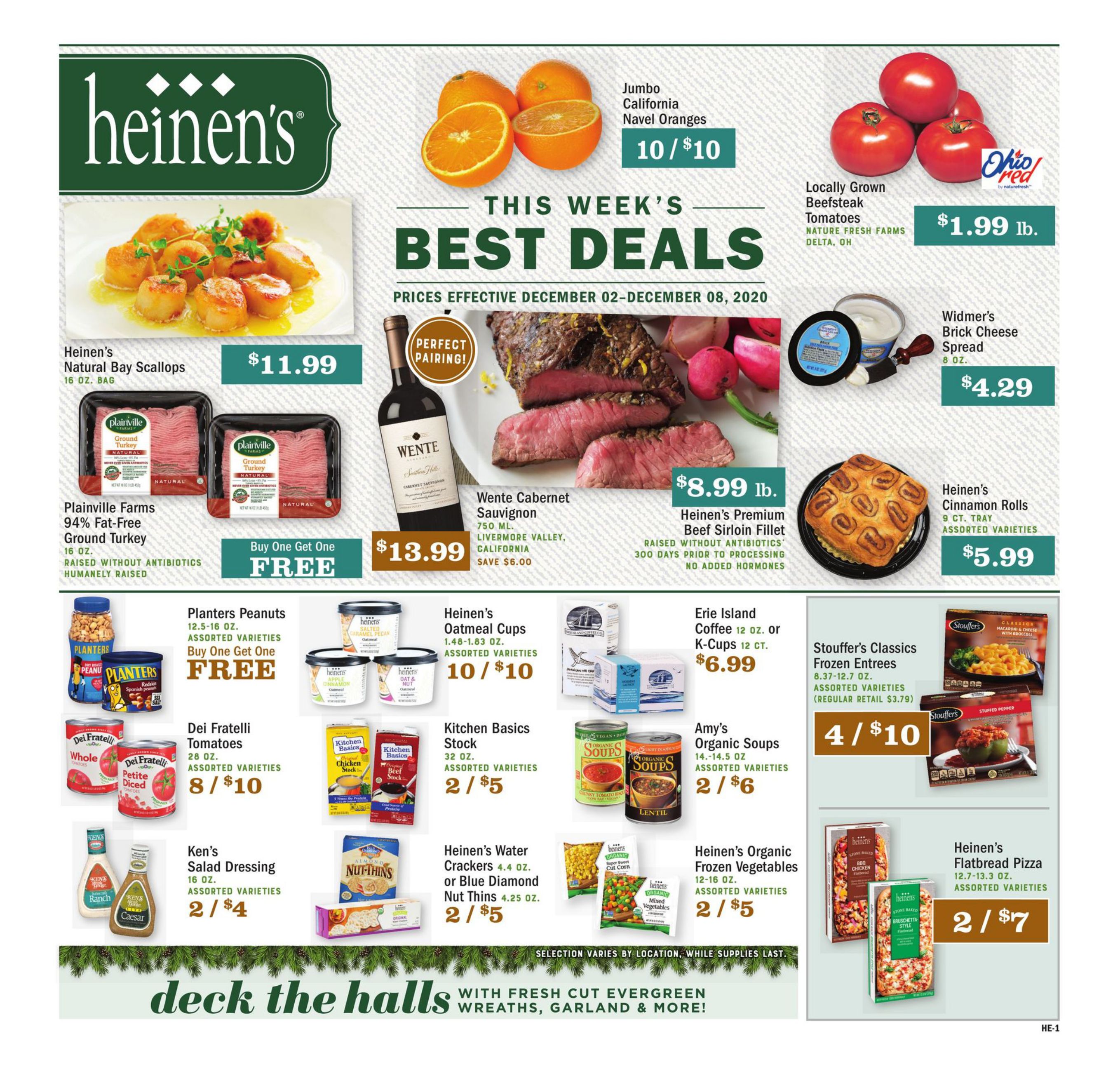 Heinen's Weekly Ad Flyer December 2 to December 8, 2020