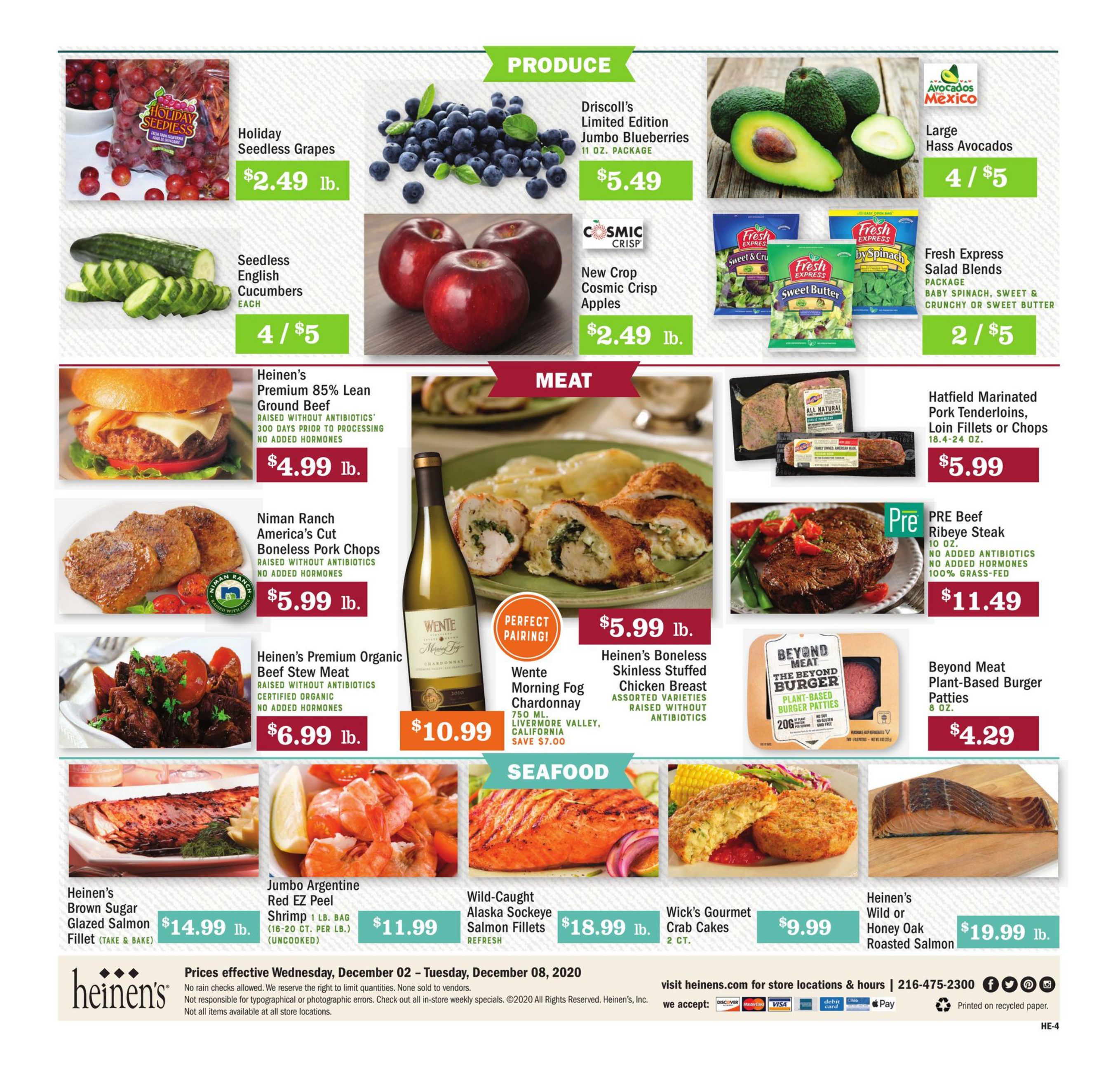 Heinen's Weekly Ad Flyer December 2 to December 8, 2020
