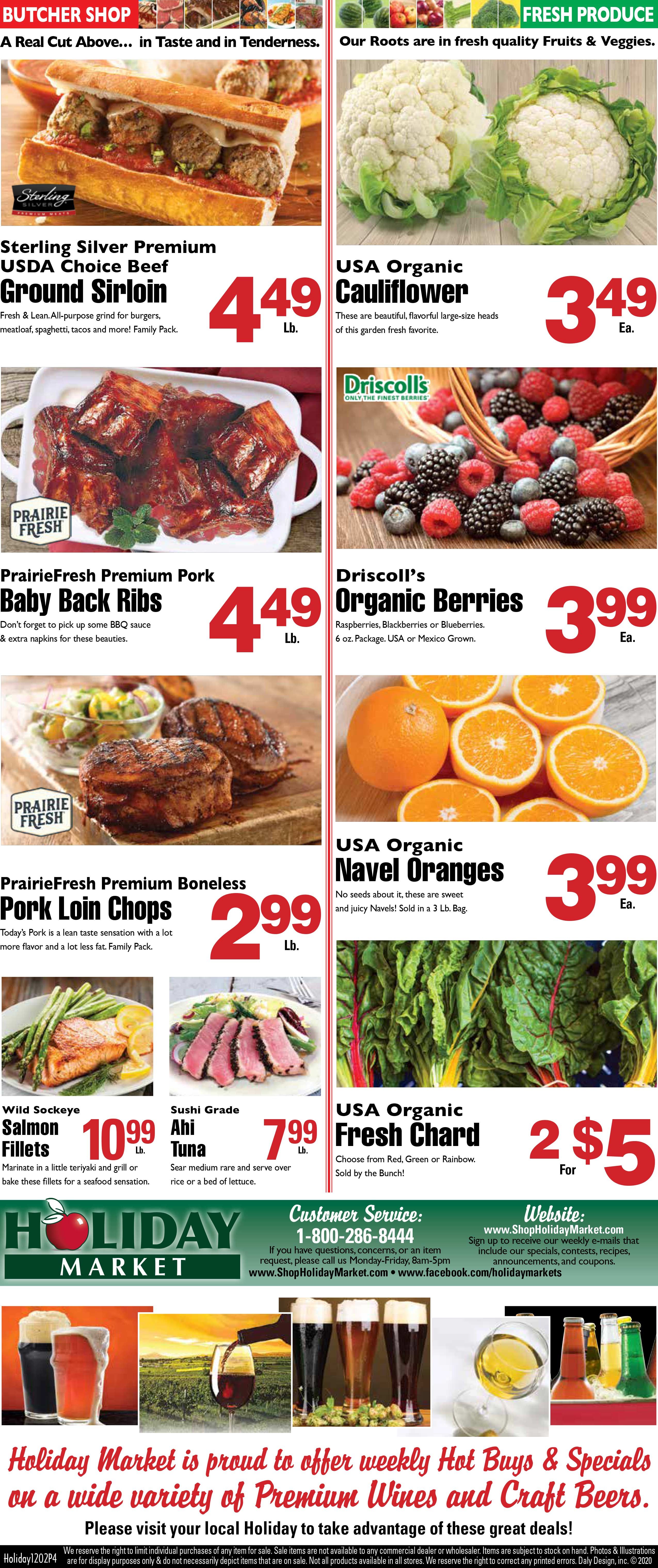 Holiday Market Weekly Ad Flyer December 2 to December 8, 2020