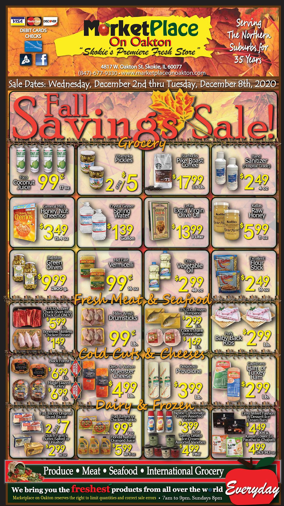 Marketplace On Oakton Weekly Ad Flyer December 2 to December 8, 2020