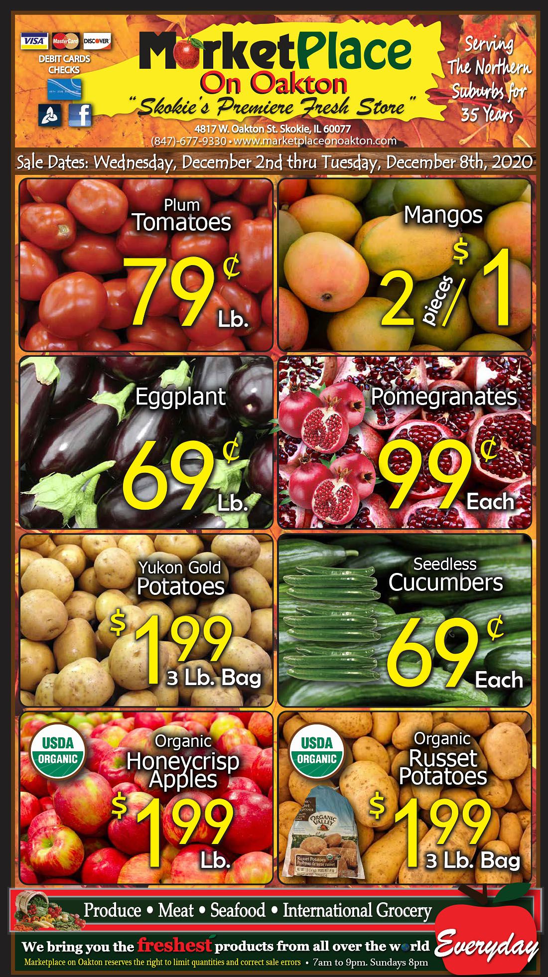 Marketplace On Oakton Weekly Ad Flyer December 2 to December 8, 2020