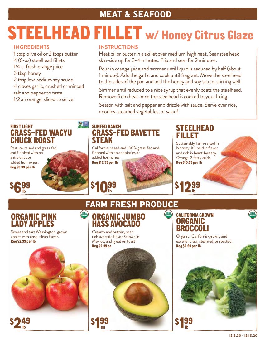 New Seasons Market (CA) Weekly Ad Flyer December 2 to December 15, 2020
