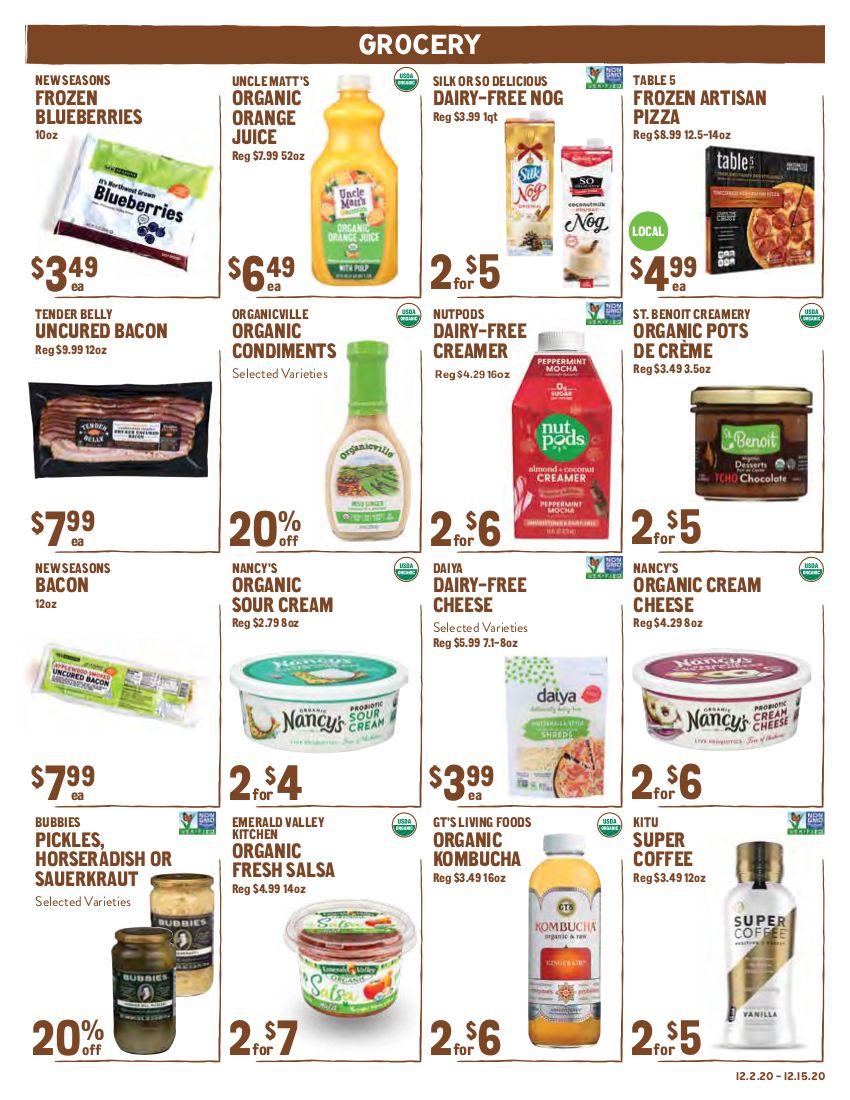 New Seasons Market (CA) Weekly Ad Flyer December 2 to December 15, 2020