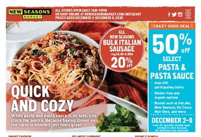 New Seasons Market (OR) Weekly Ad Flyer December 2 to December 8, 2020
