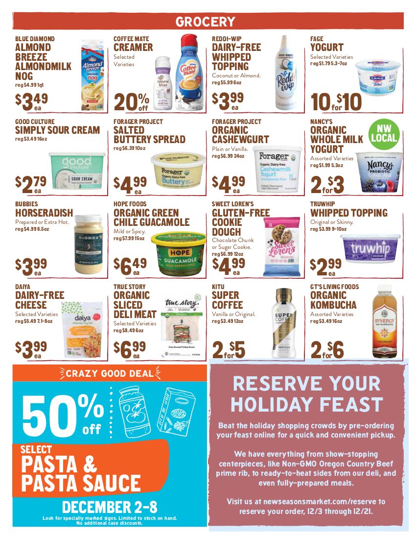 New Seasons Market (OR) Weekly Ad Flyer December 2 to December 8, 2020