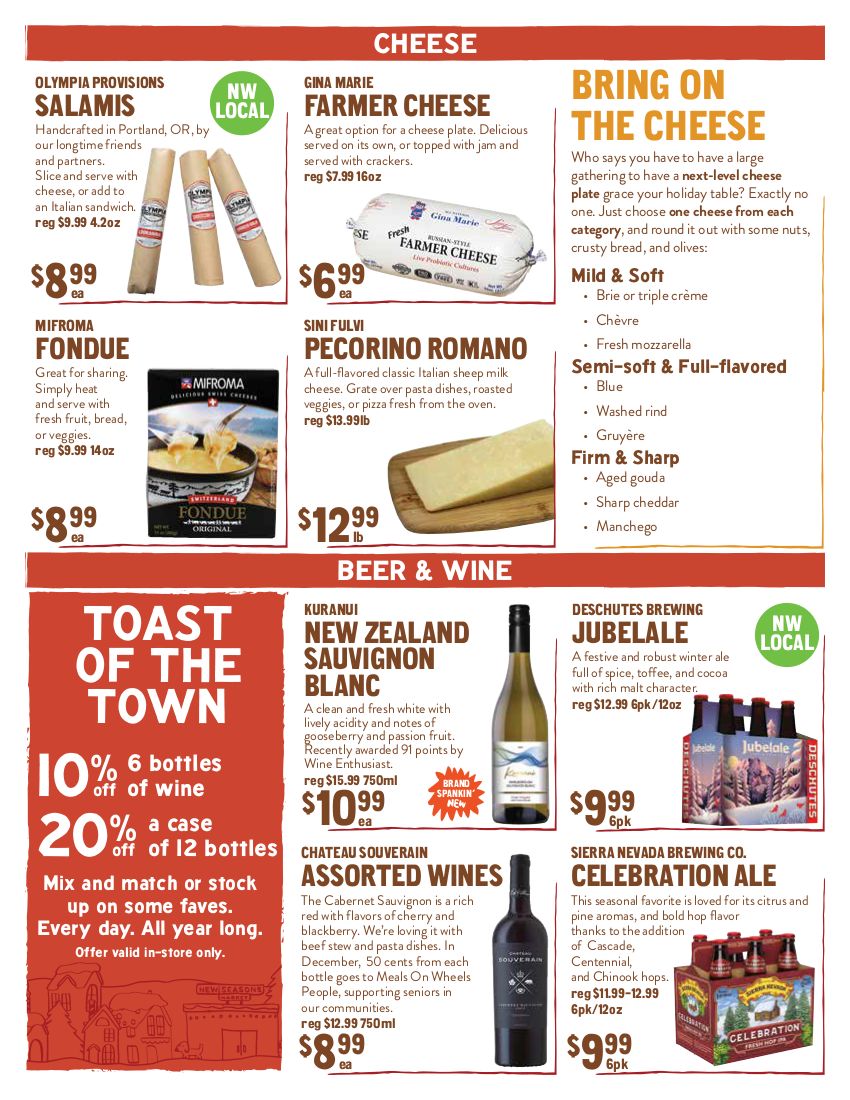 New Seasons Market (OR) Weekly Ad Flyer December 2 to December 8, 2020