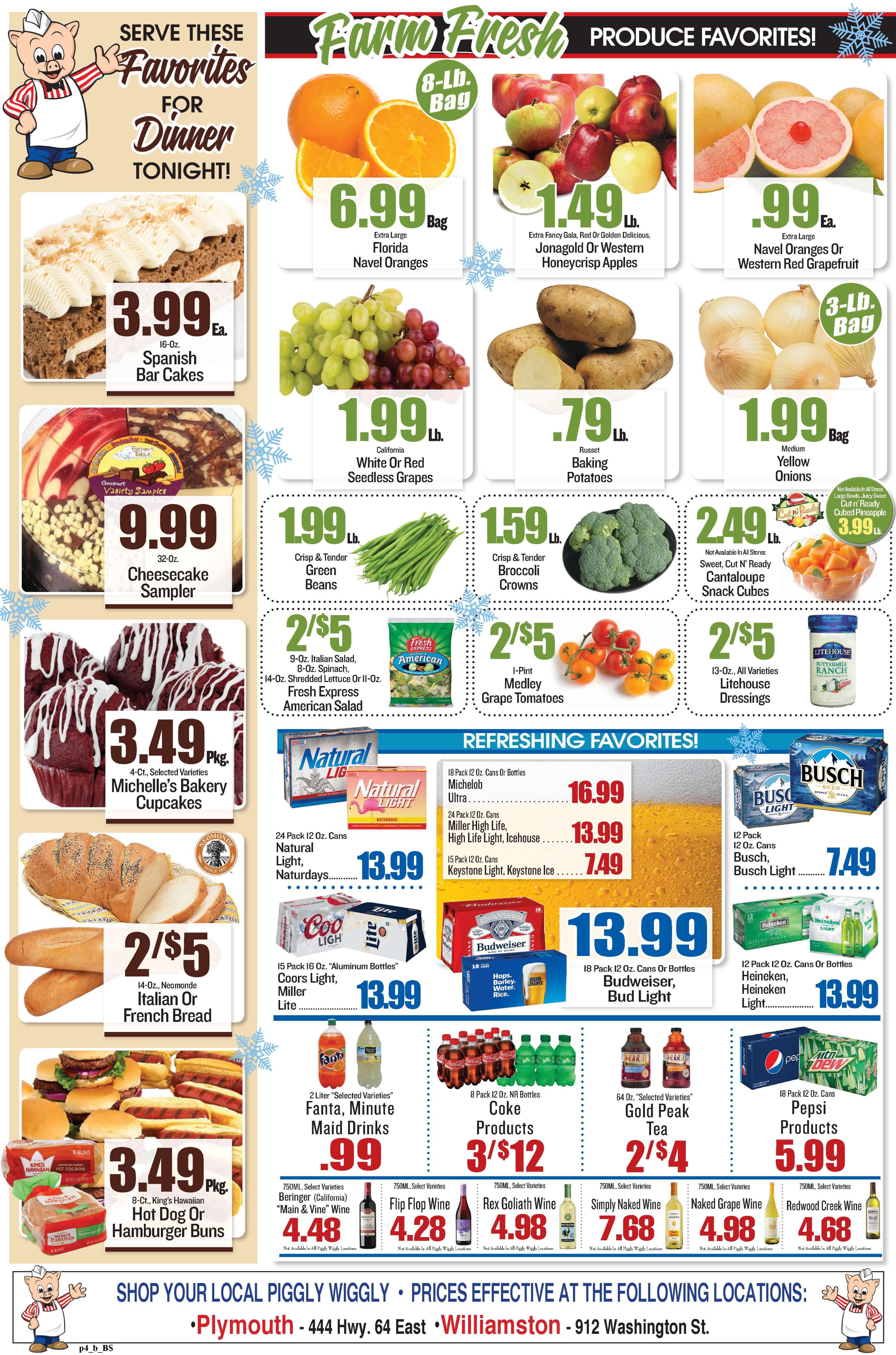 Piggly Wiggly (NC) Weekly Ad Flyer December 2 to December 8, 2020