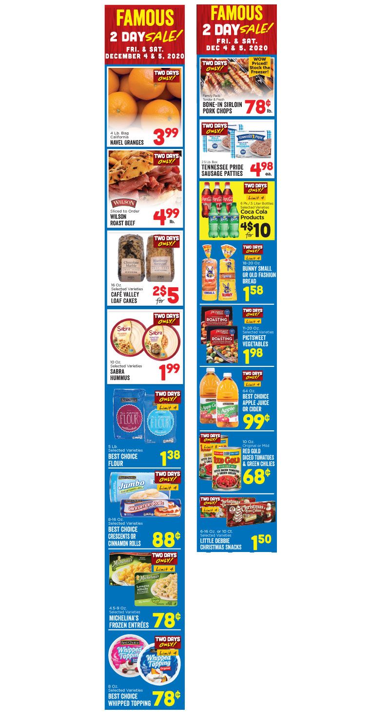 Ramey's Weekly Ad Flyer December 2 to December 8, 2020