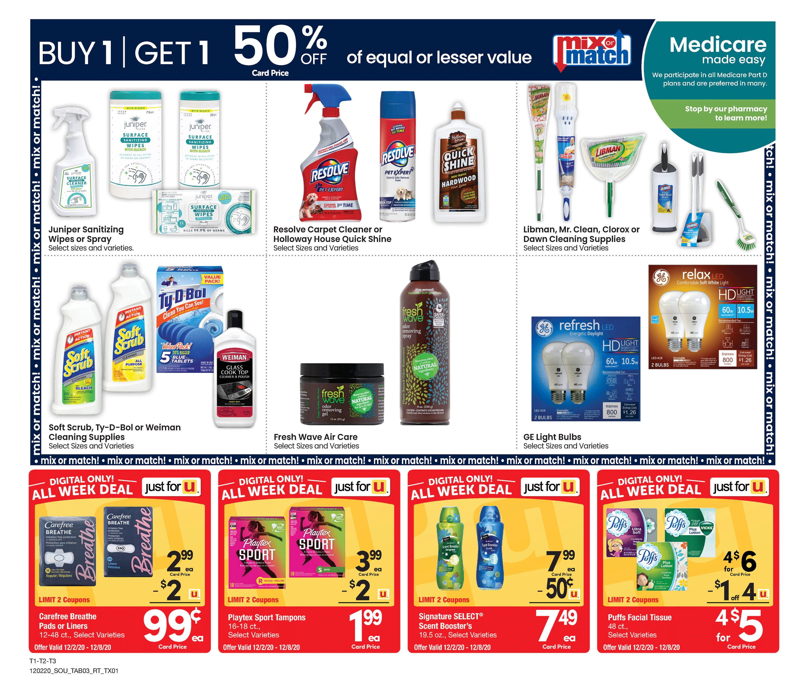Randalls Weekly Ad Flyer December 2 to December 8, 2020