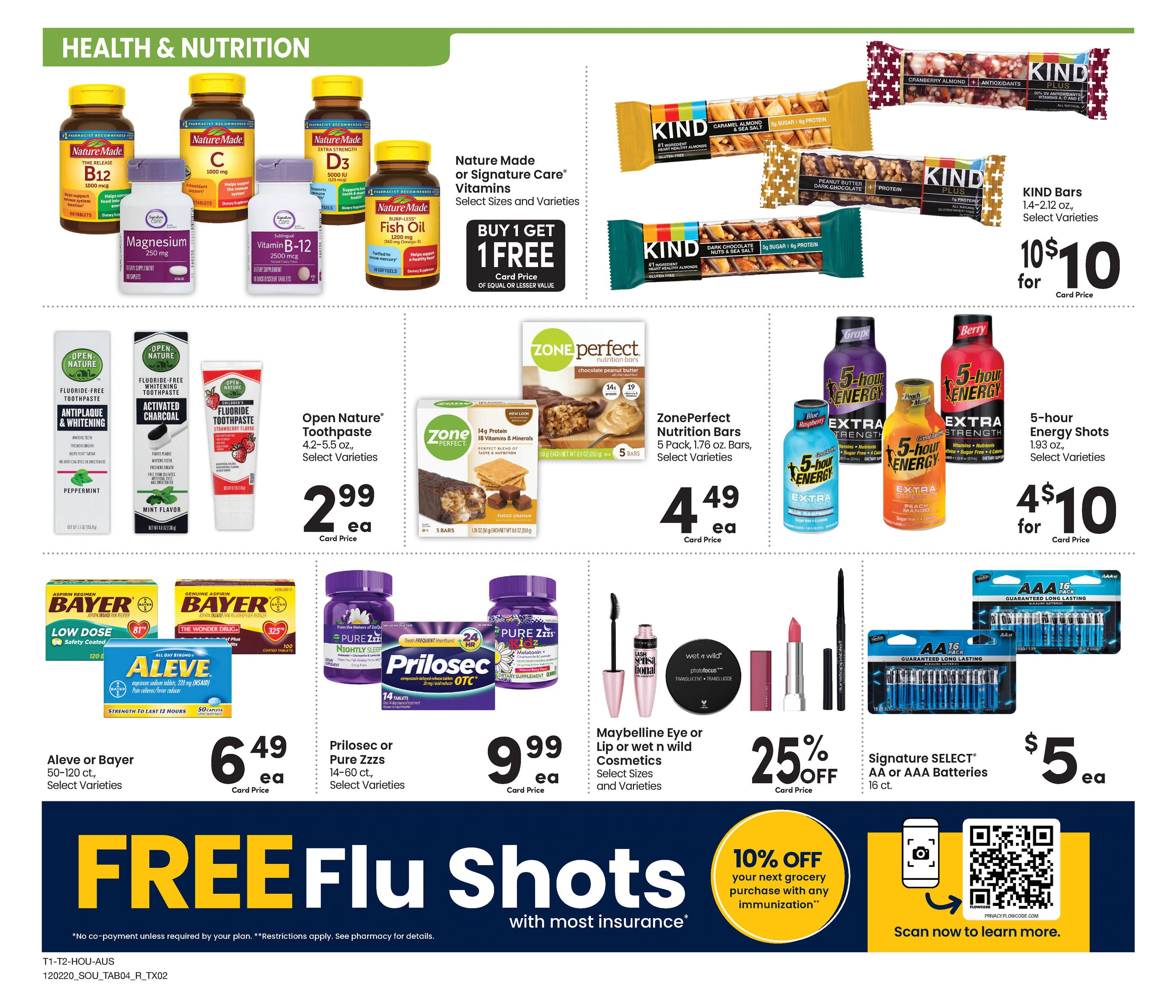 Randalls Weekly Ad Flyer December 2 to December 8, 2020