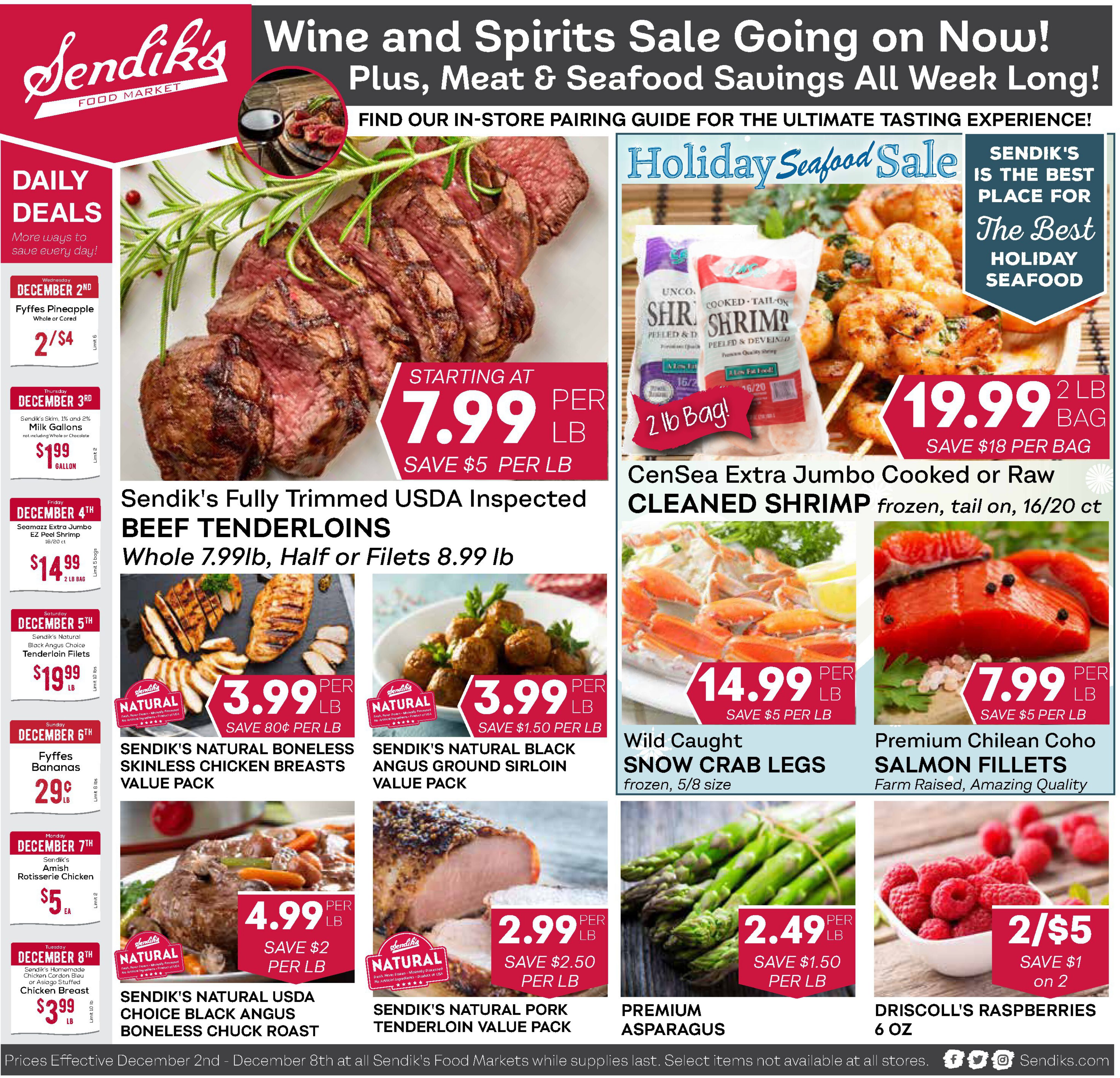 Sendik's Weekly Ad Flyer December 2 to December 8, 2020