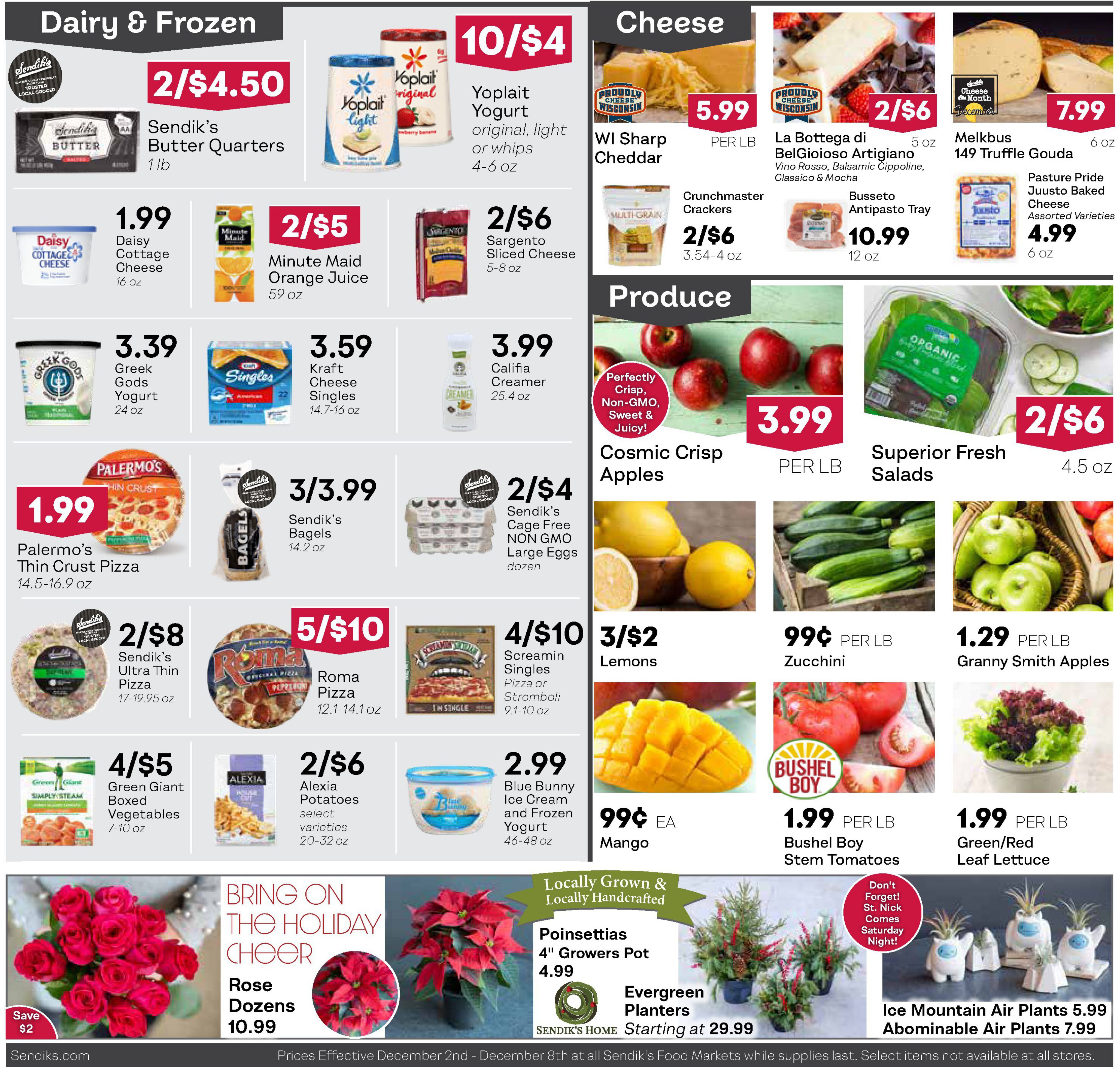 Sendik's Weekly Ad Flyer December 2 to December 8, 2020