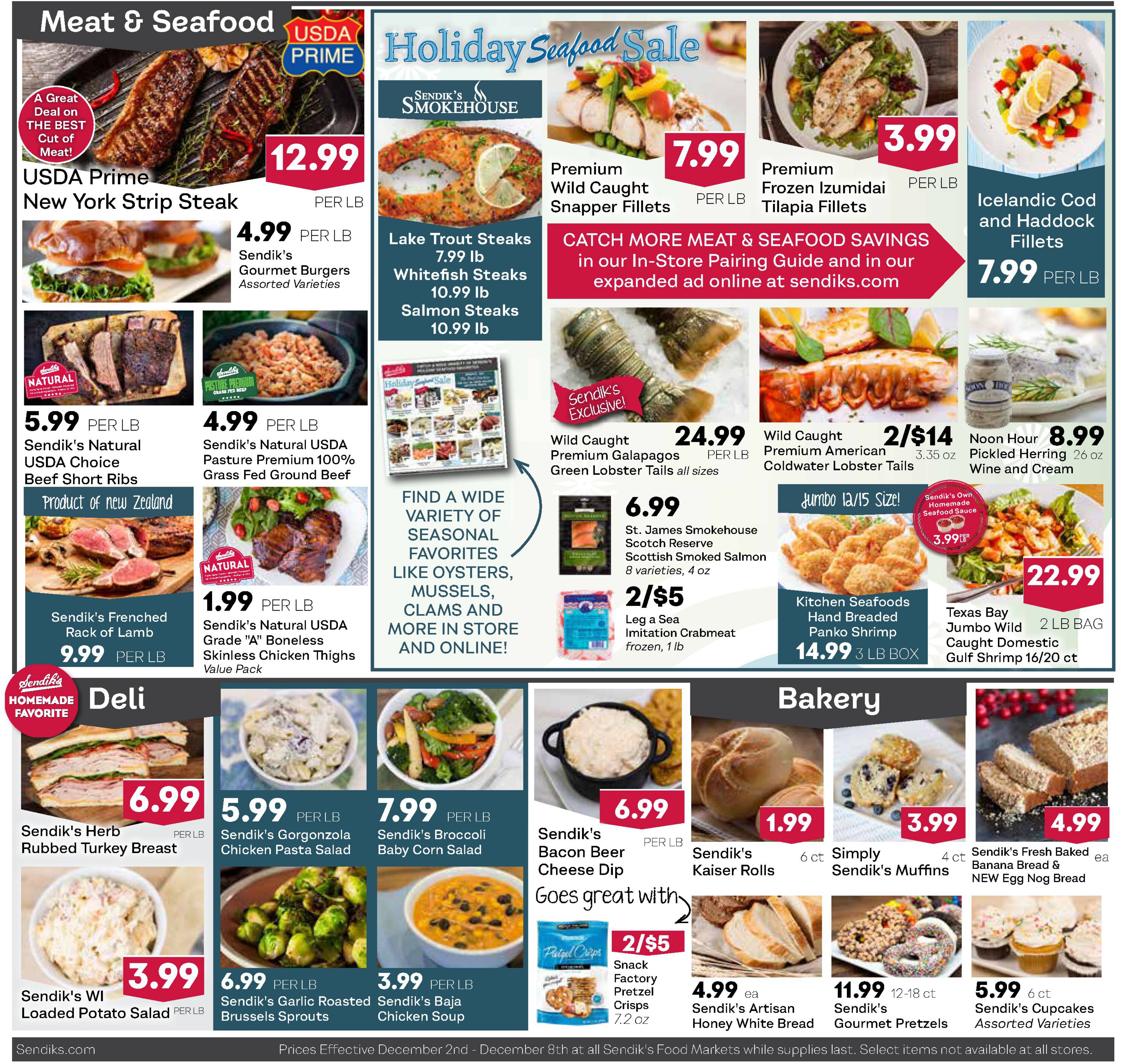 Sendik's Weekly Ad Flyer December 2 to December 8, 2020