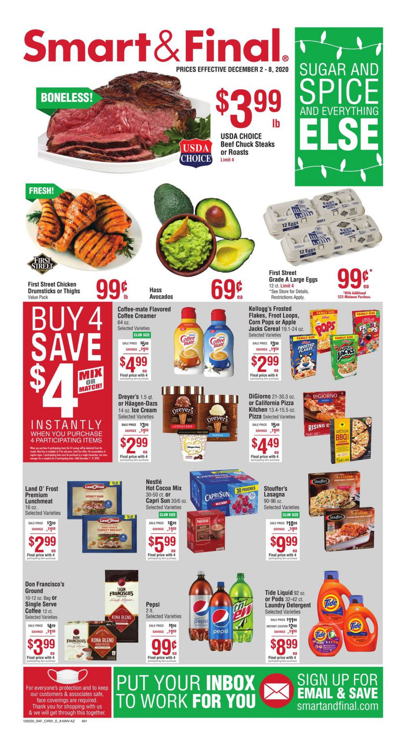 Smart & Final Weekly Ad Flyer December 2 to December 8, 2020