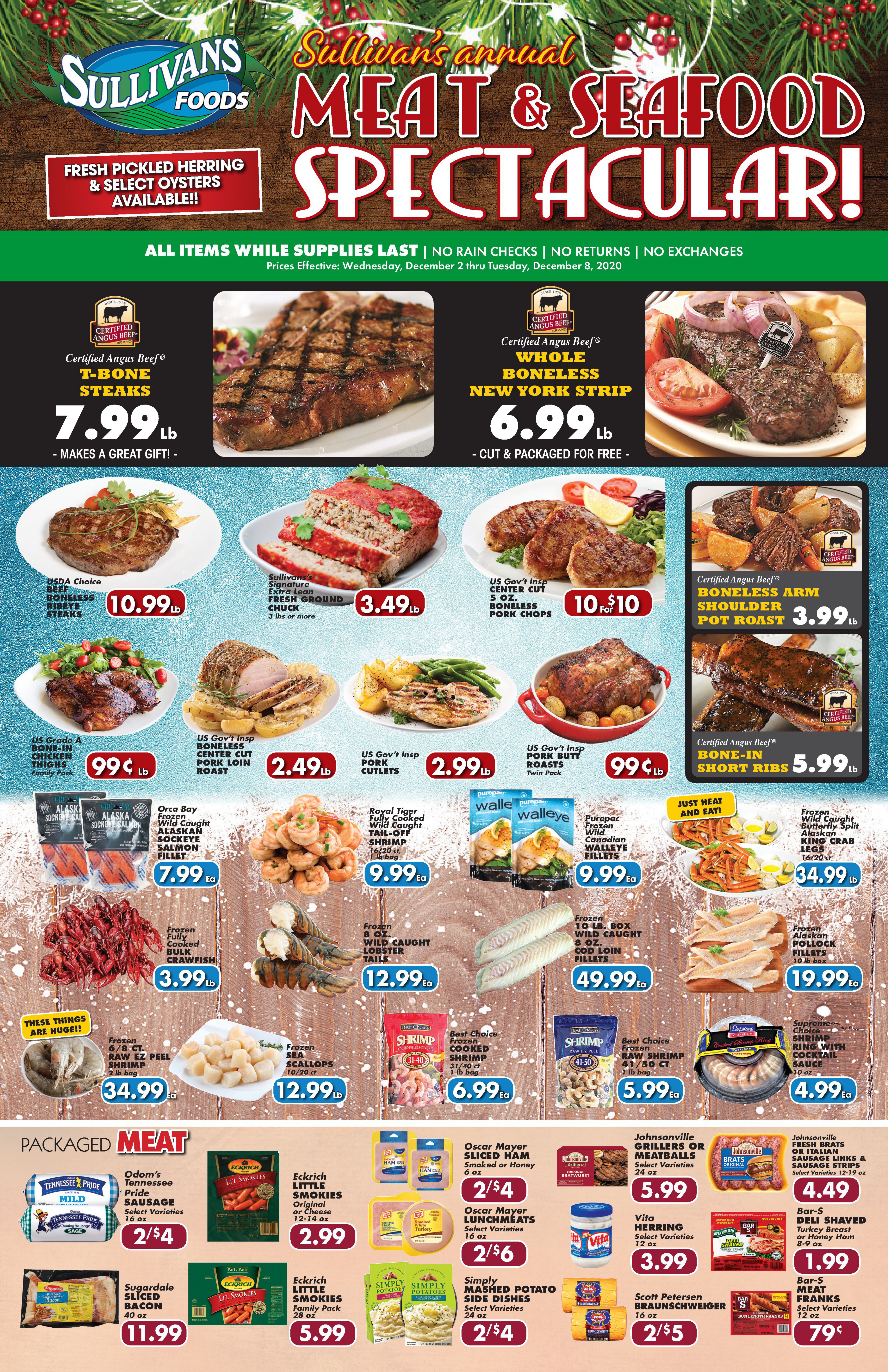 Sullivan's Foods Weekly Ad Flyer December 2 to December 8, 2020