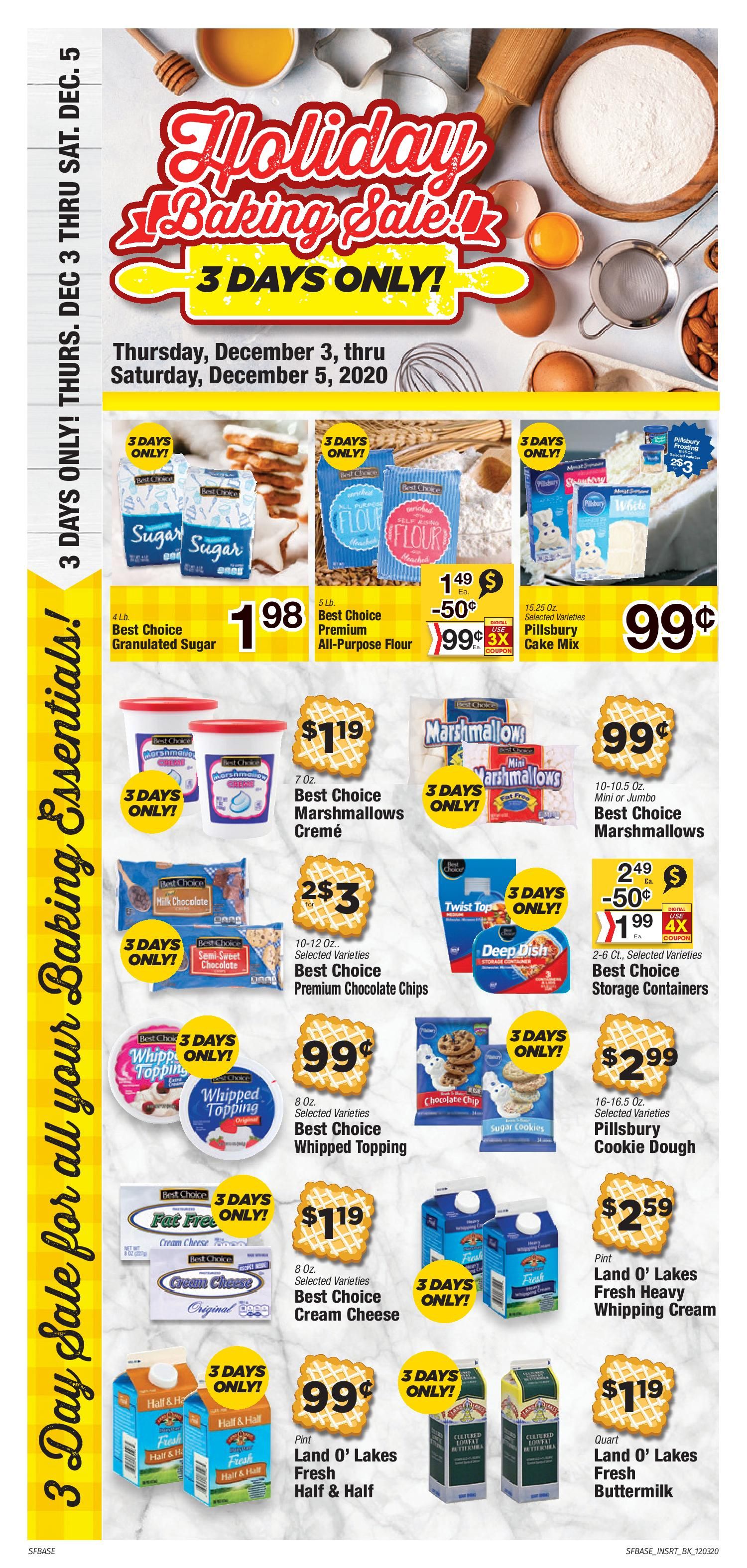 Sunshine Foods Weekly Ad Flyer December 2 to December 8, 2020