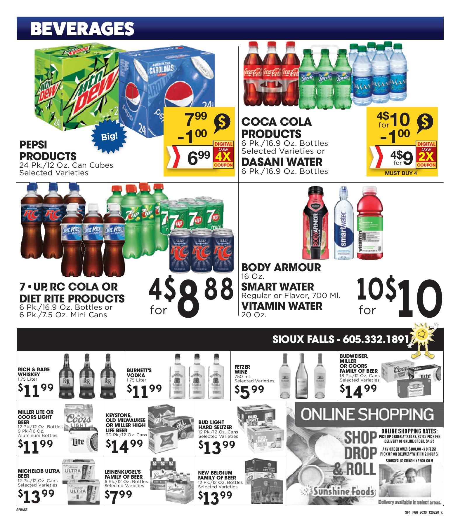 Sunshine Foods Weekly Ad Flyer December 2 to December 8, 2020