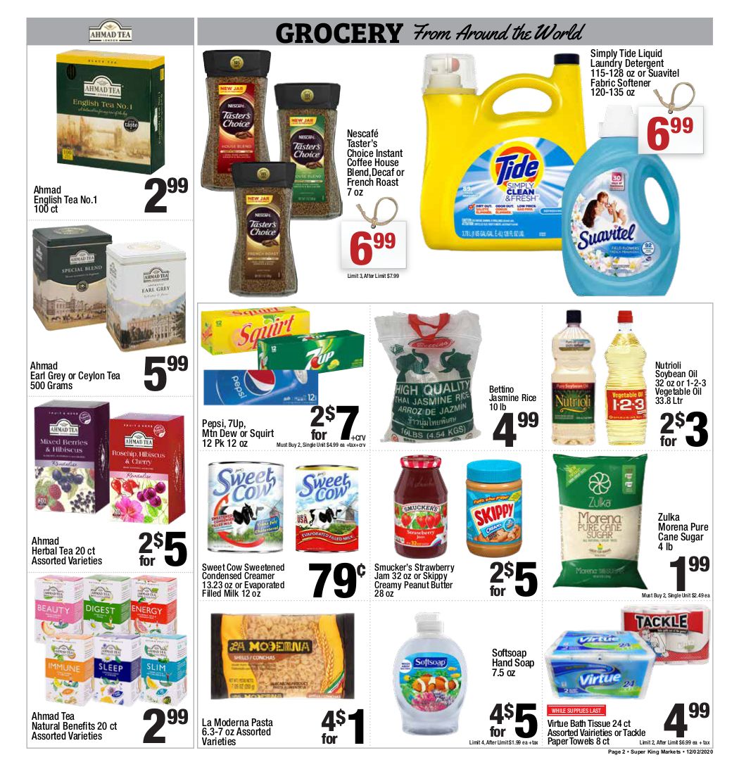 Super King Markets Weekly Ad Flyer December 2 to December 8, 2020
