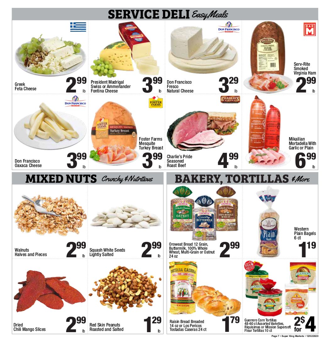 Super King Markets Weekly Ad Flyer December 2 to December 8, 2020