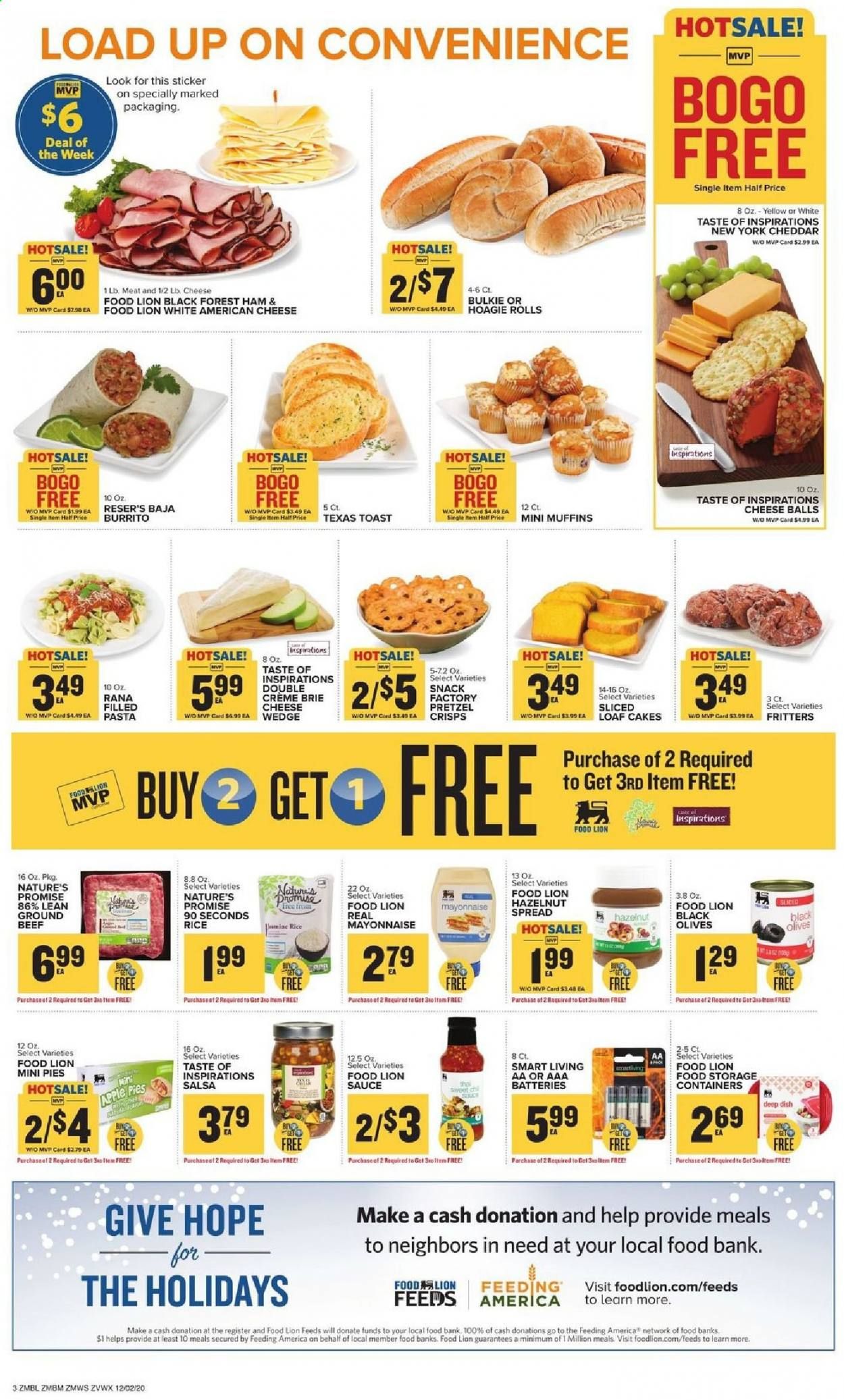 Food Lion (MD) Weekly Ad Flyer December 2 to December 8