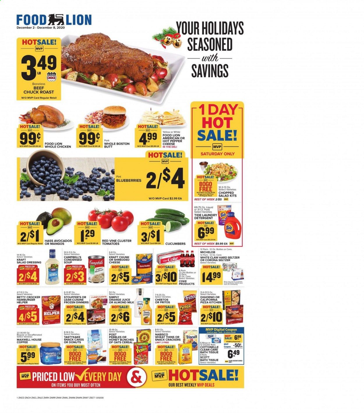 Food Lion (NC) Weekly Ad Flyer December 2 to December 8