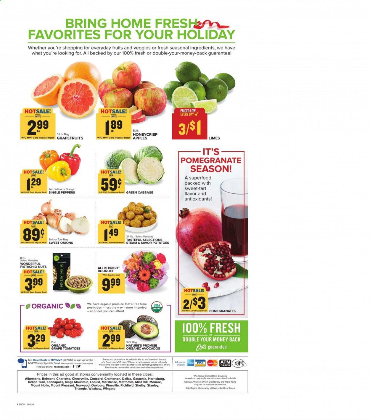 Food Lion (NC) Weekly Ad Flyer December 2 to December 8