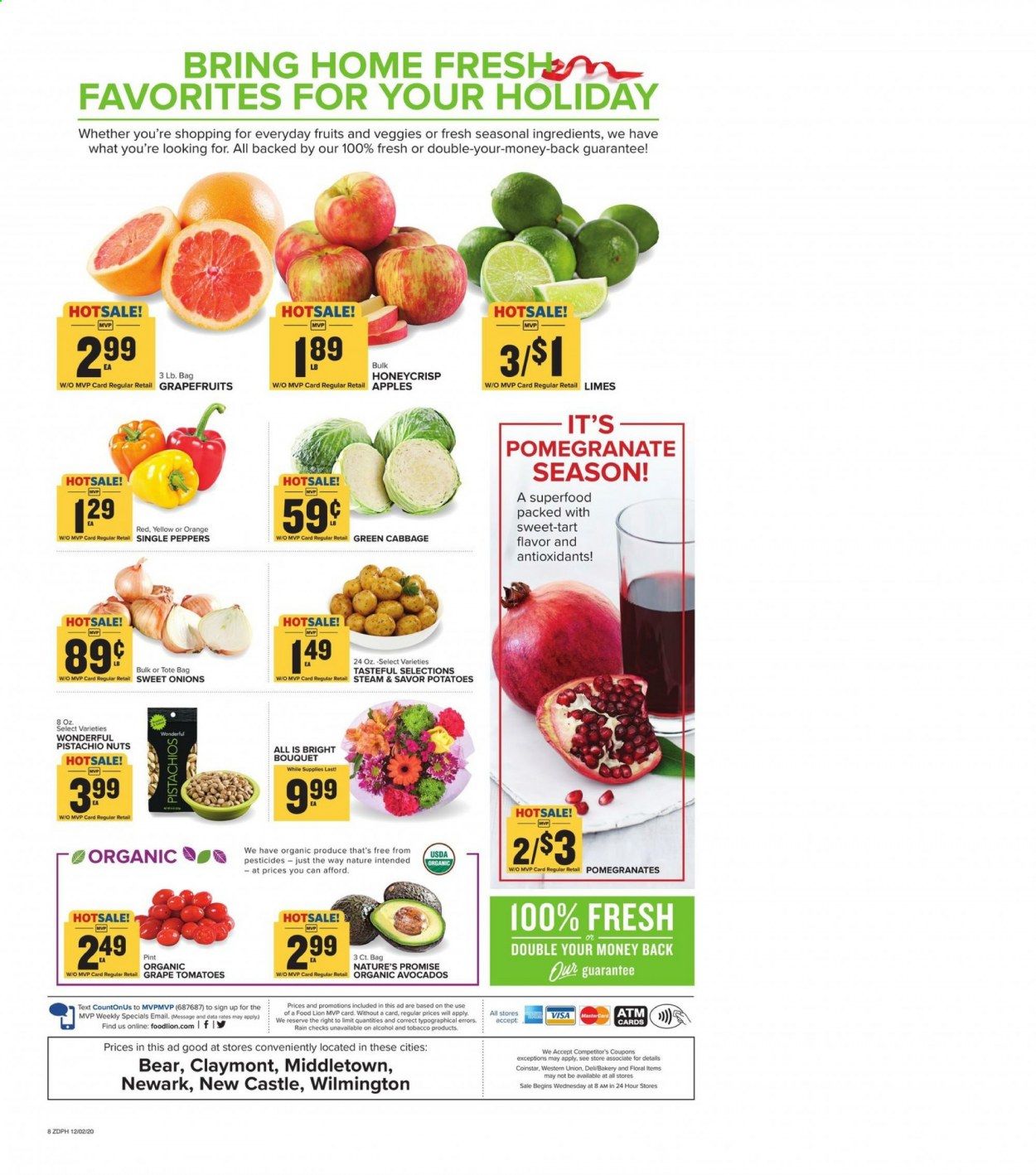 Food Lion (DE) Weekly Ad Flyer December 2 to December 8