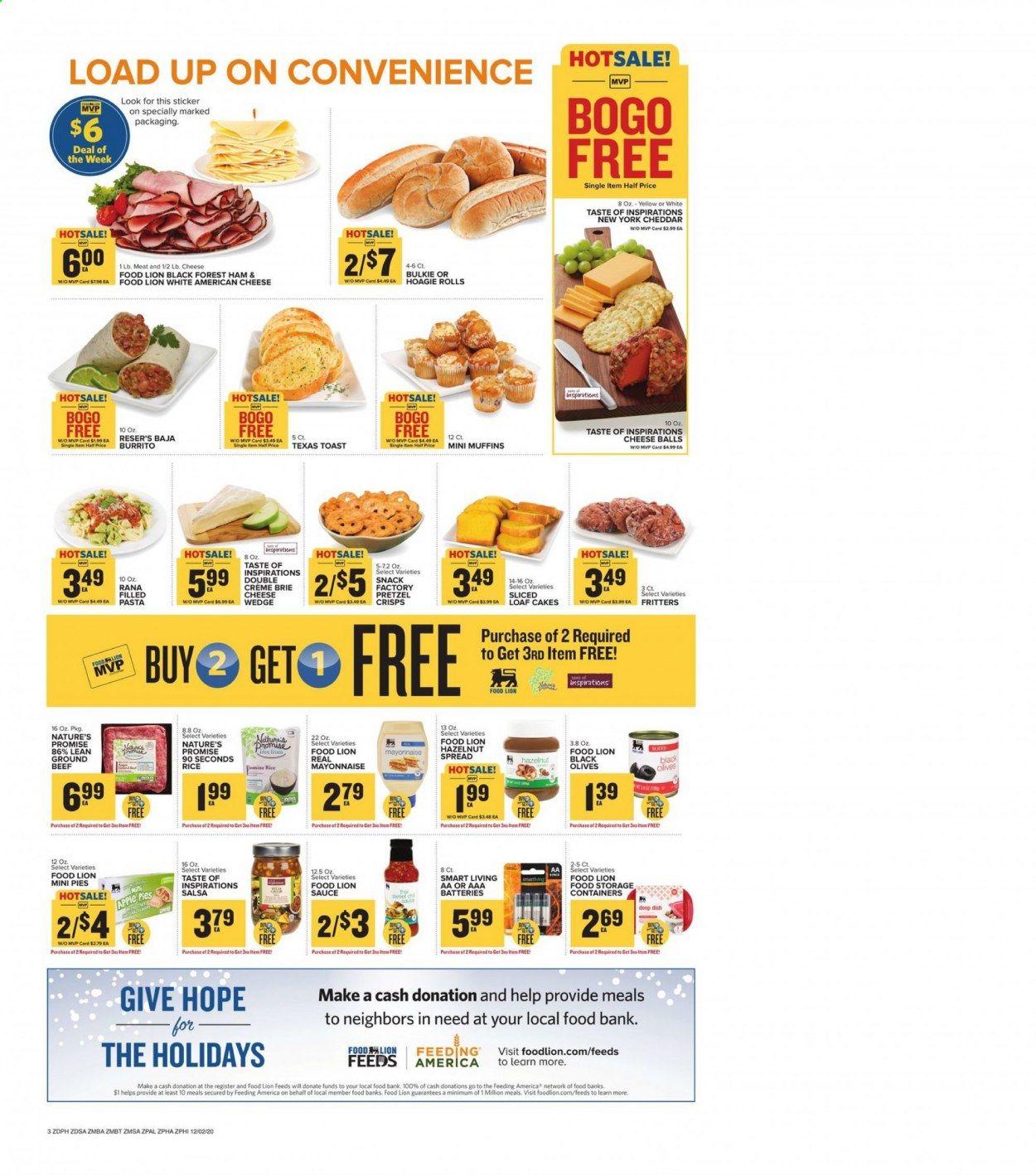 Food Lion (DE) Weekly Ad Flyer December 2 to December 8