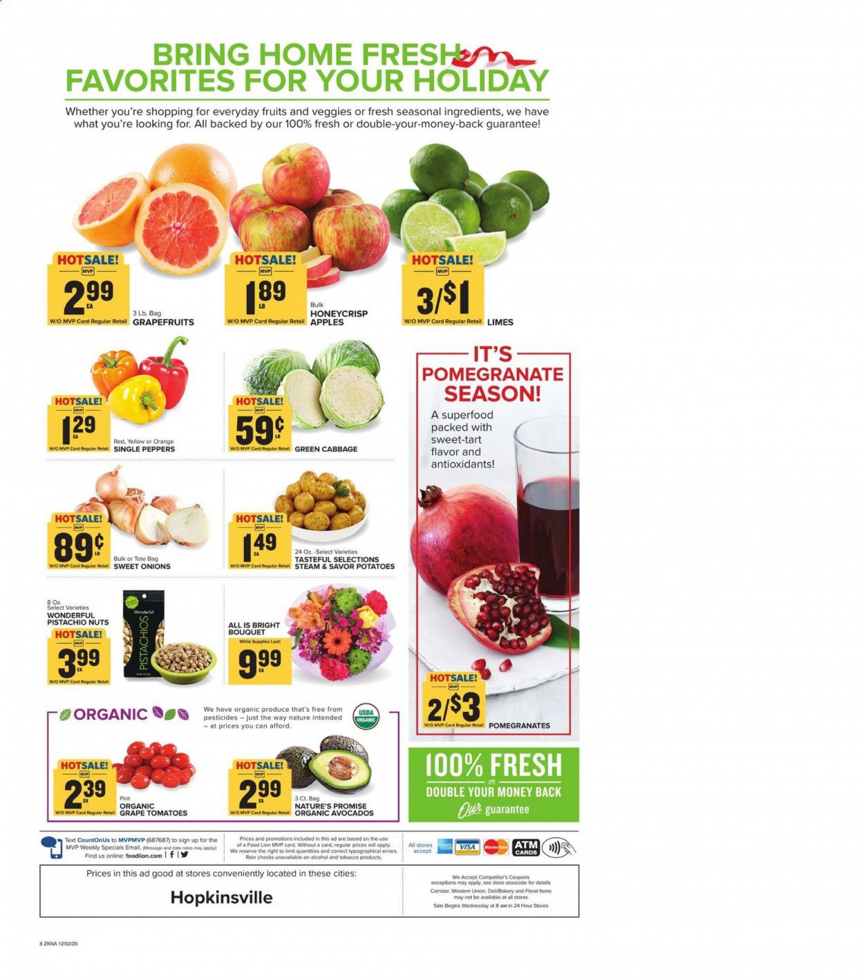 Food Lion (KY) Weekly Ad Flyer December 2 to December 8