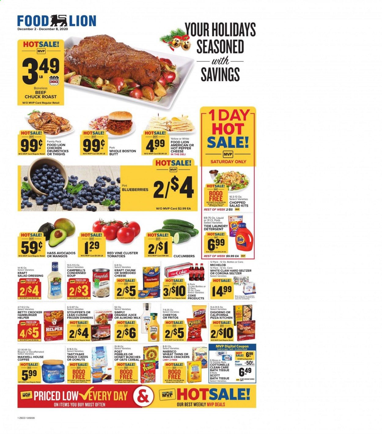 Food Lion (SC) Weekly Ad Flyer December 2 to December 8