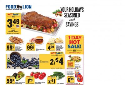 Food Lion (SC) Weekly Ad Flyer December 2 to December 8