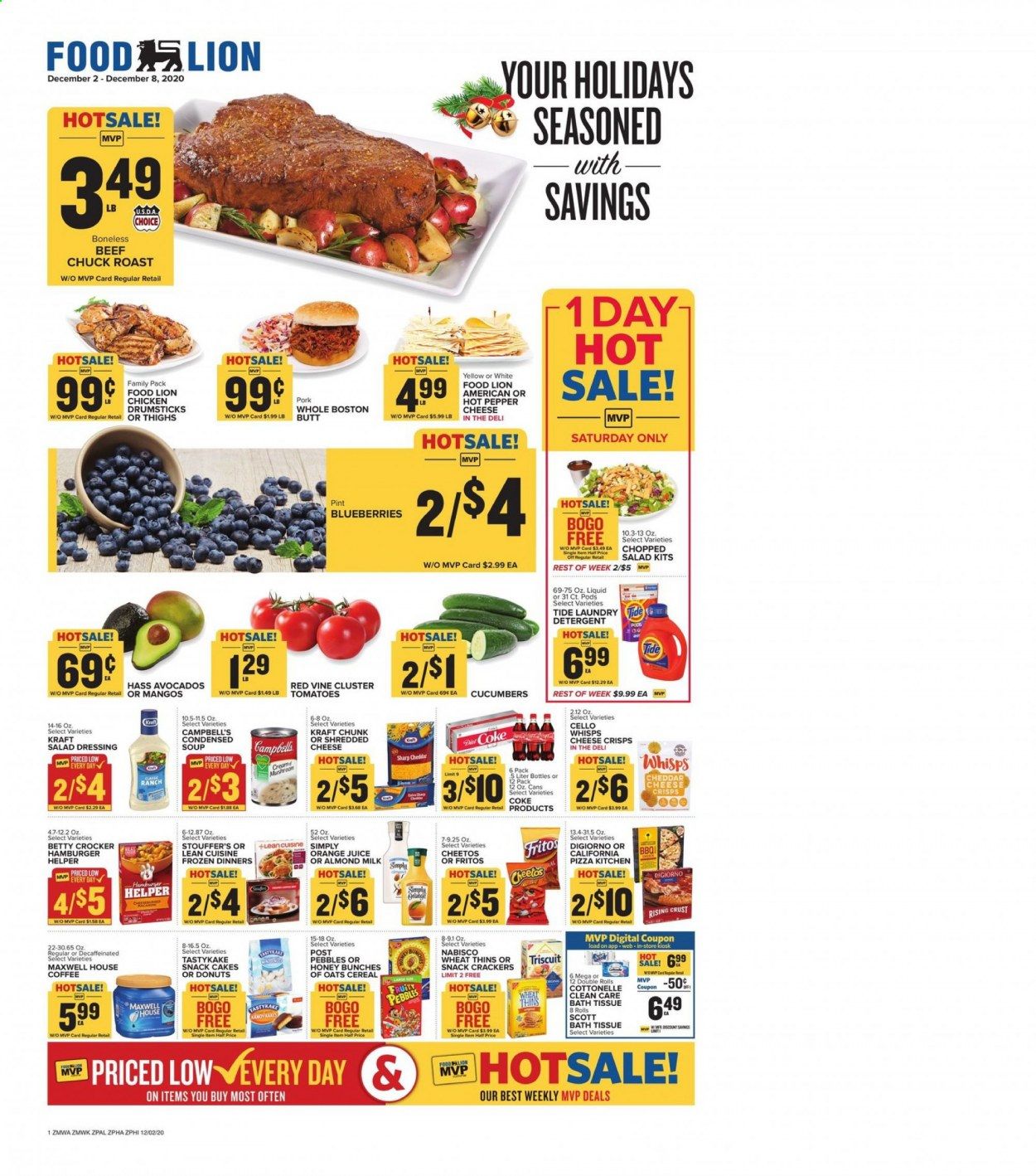 Food Lion (PA) Weekly Ad Flyer December 2 to December 8