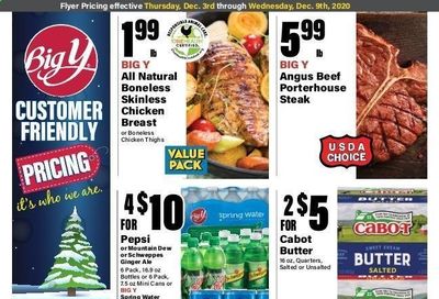 Big Y (MA) Weekly Ad Flyer December 3 to December 9