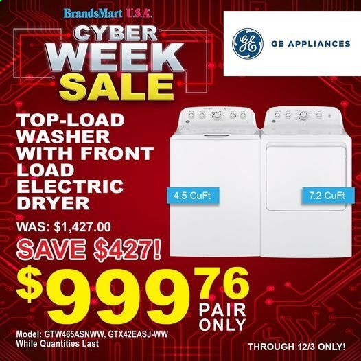 Brandsmart USA Weekly Ad Flyer December 2 to December 3
