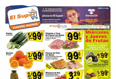 El Super (AZ, CA, NM, NV, TX) Weekly Ad Flyer December 2 to December 8