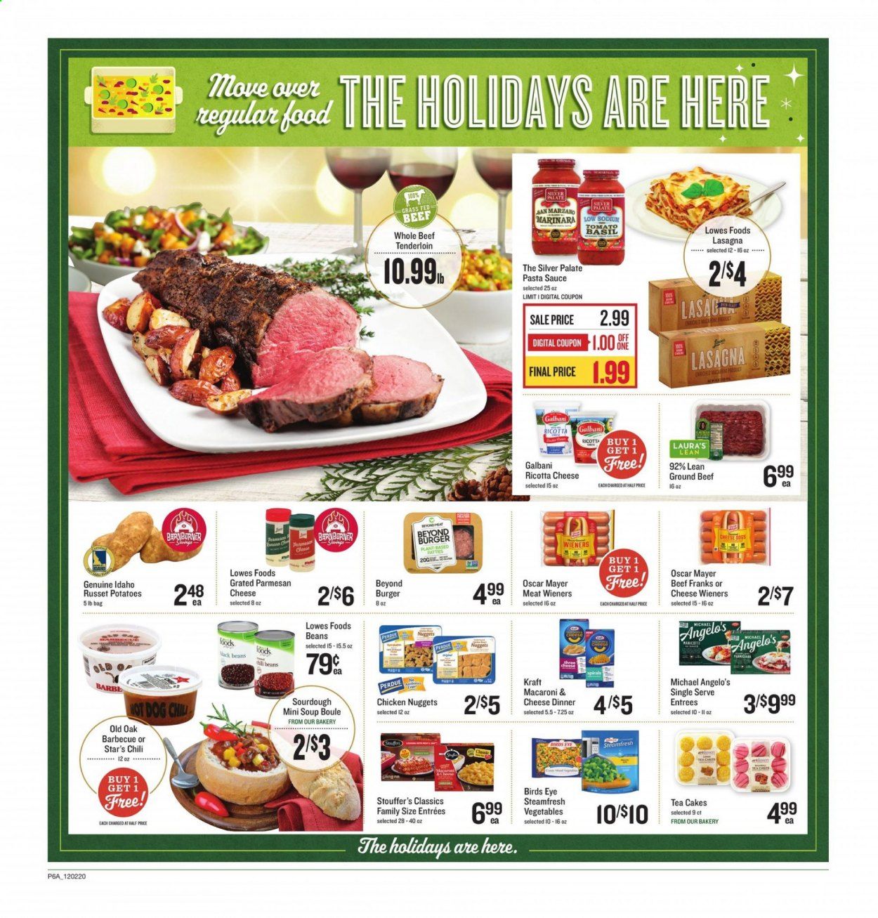 Lowes Foods Weekly Ad Flyer December 2 to December 8