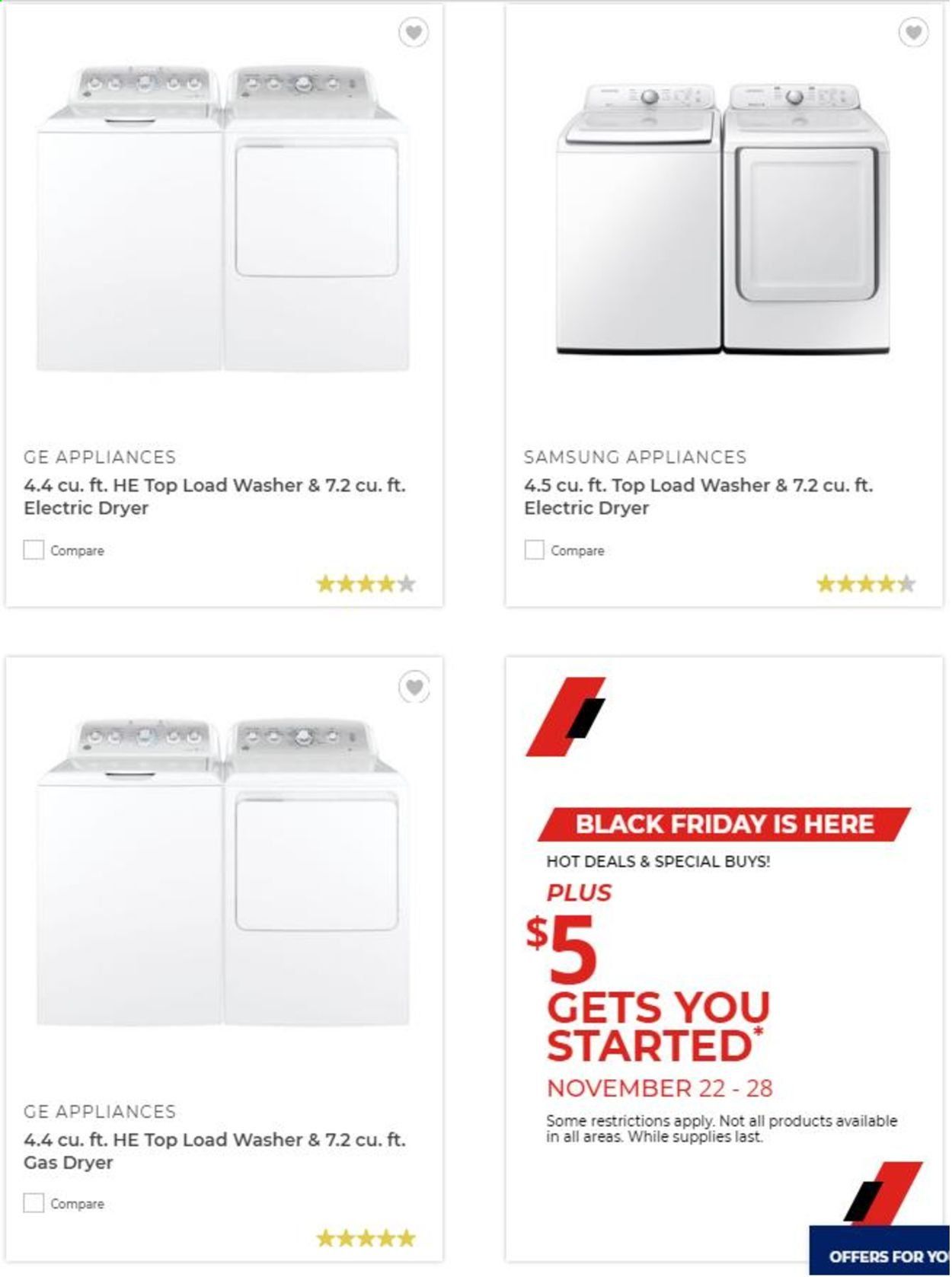 Aaron's Weekly Ad Flyer November 26 to January 9