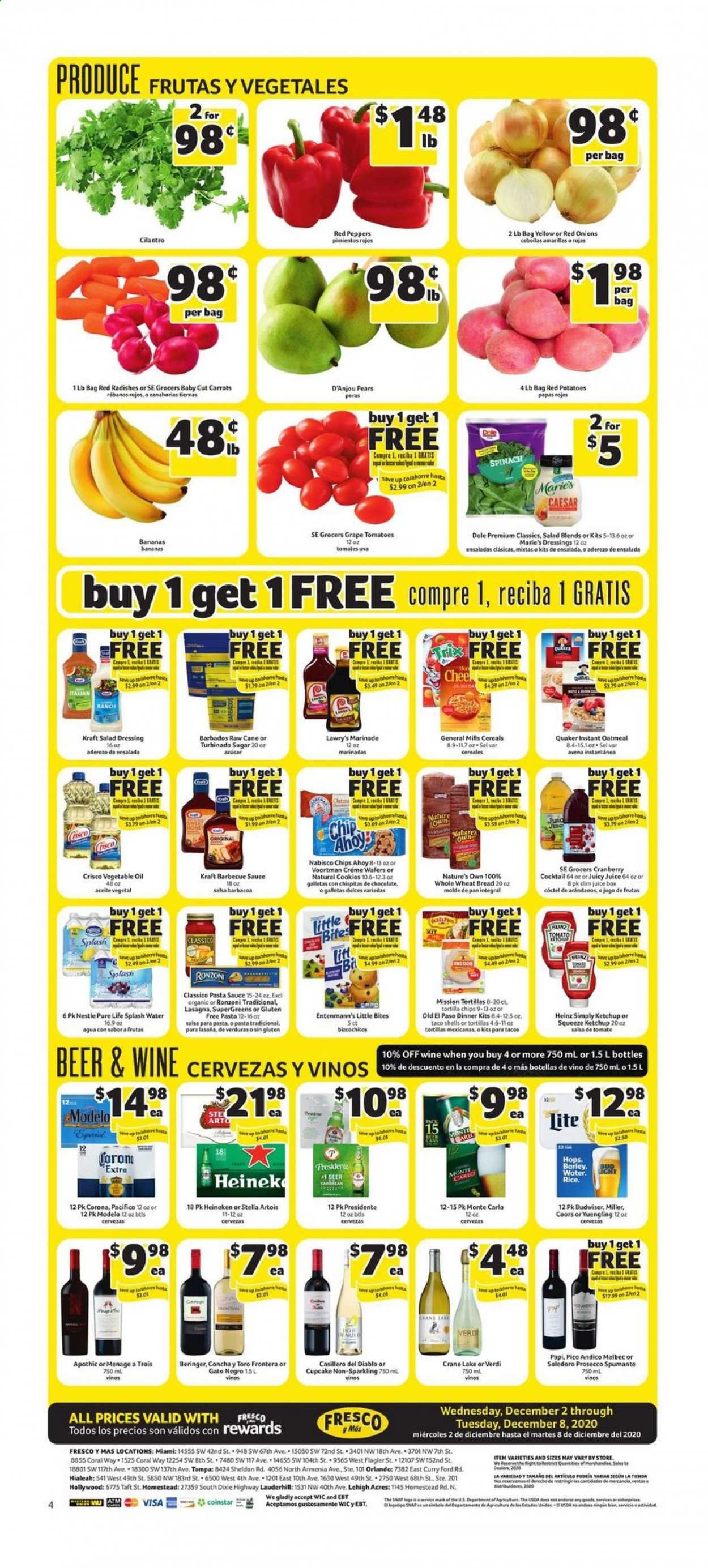 Fresco y Más Weekly Ad Flyer December 2 to December 8