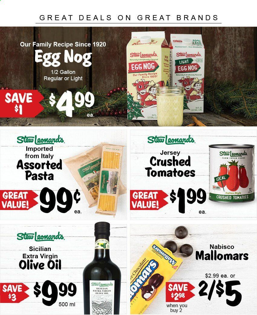 Stew Leonard's Weekly Ad Flyer December 2 to December 8