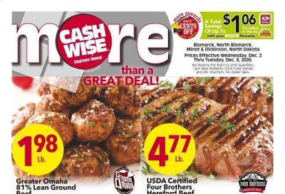 Cash Wise (MN, ND) Weekly Ad Flyer December 2 to December 8