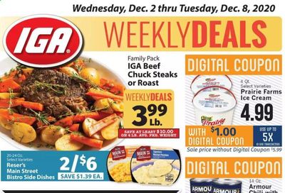 IGA Weekly Ad Flyer December 2 to December 8