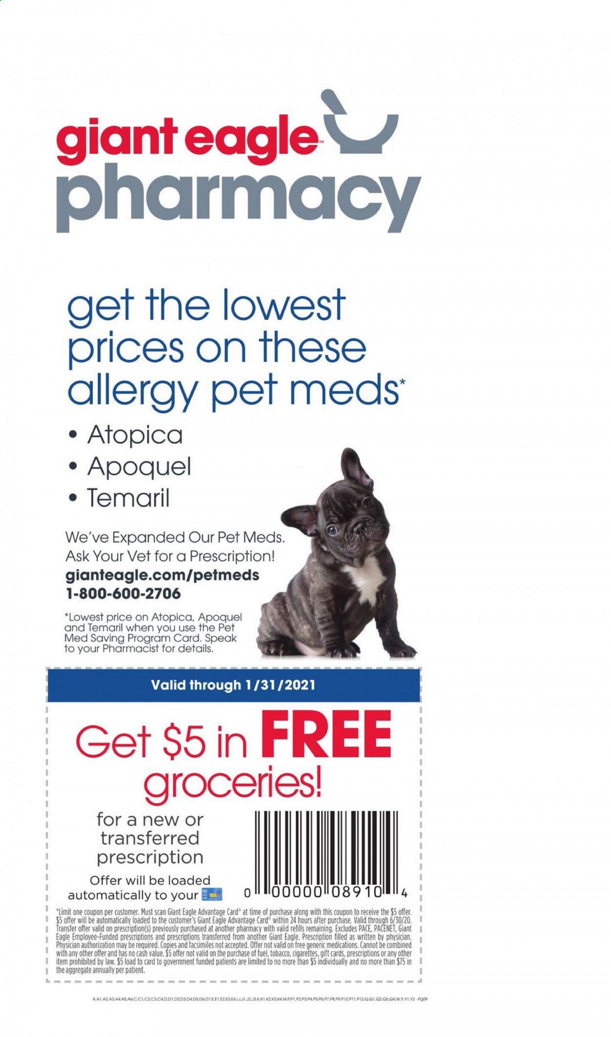 Giant Eagle (IN, MD, OH, PA, WV) Weekly Ad Flyer December 3 to December 9