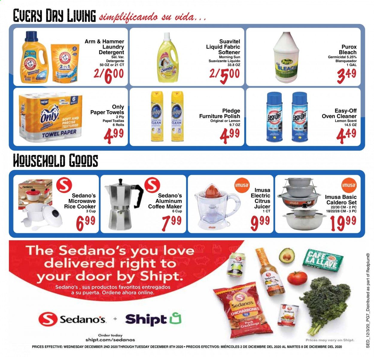 Sedano's (FL) Weekly Ad Flyer December 2 to December 8