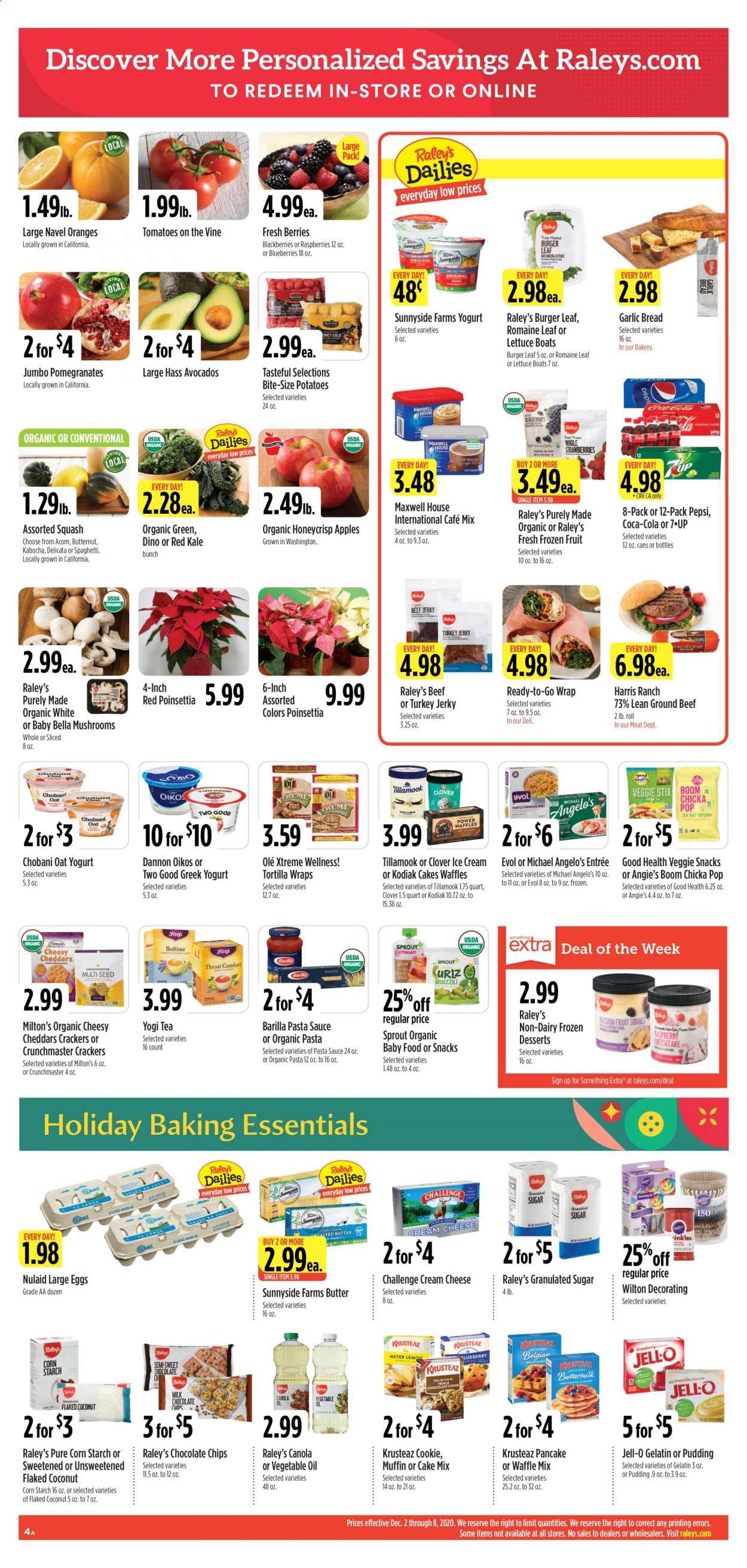 Raley's Weekly Ad Flyer December 2 to December 8