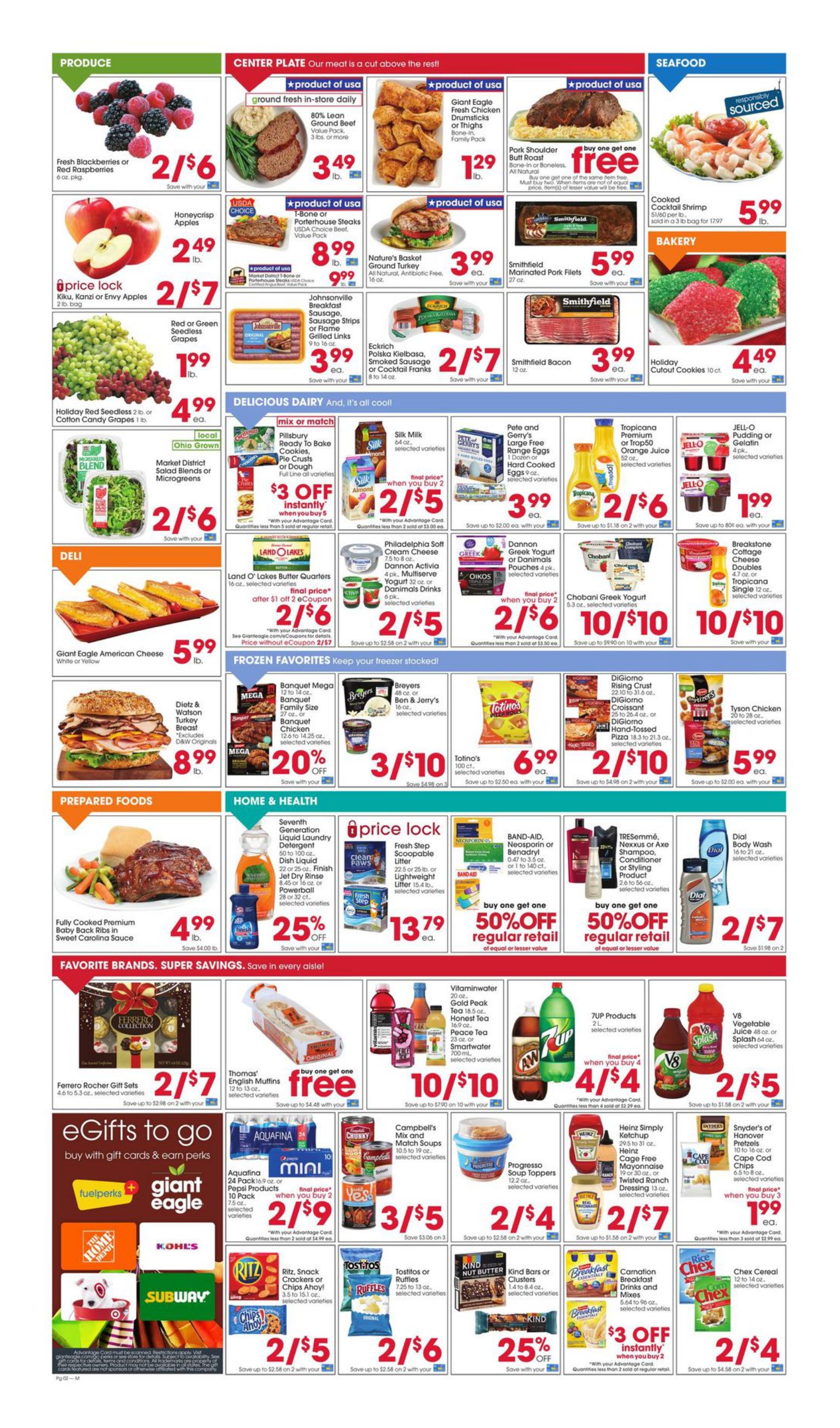 Giant Eagle Weekly Ad Flyer December 3 to December 9, 2020